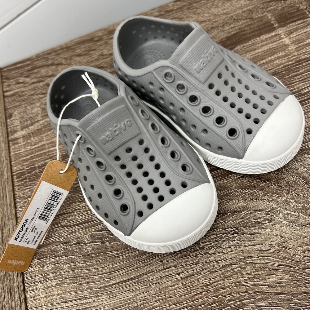 NWT- Native Gray Slip-On Shoes